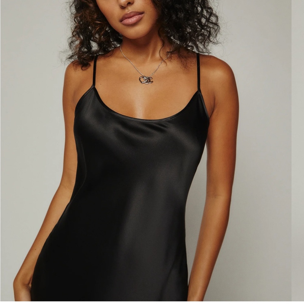 Reformation dress size 4 Alisal dress in Black - Picture 3 of 4